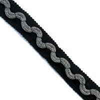 Passamaneria con cordoncino lurex cod. PASS241023-01 <br>10 MT